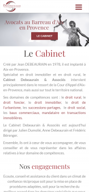 Visuel du projet de Avocats Debeaurain Associés