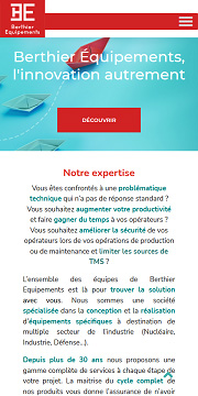 Visuel du projet de Berthier Equipements