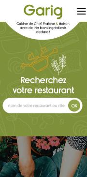Visuel du projet de Garig restauration collective