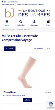 Visuel du projet de La boutique des jambes