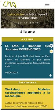 Visuel du projet de Laboratoire LMA CNRS