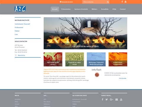 Visuel du projet de A2C Nettoyage