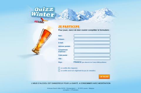 Visuel du projet de ABinBev - Bières Hoegaarden : Jeu-concours