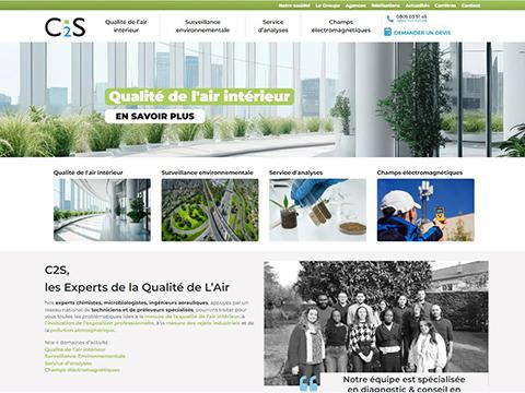 Visuel du projet de C2S Analyses