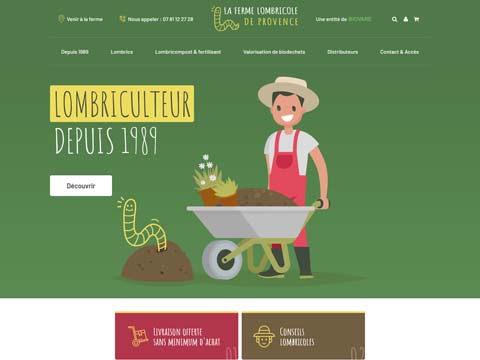 Visuel du projet de Ferme Lombricole