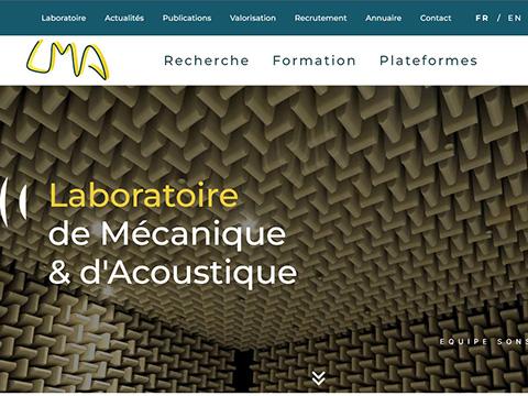 Visuel du projet de Laboratoire LMA CNRS