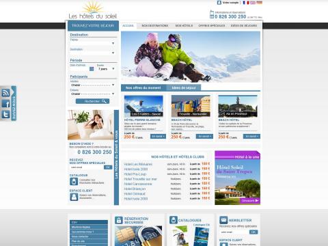 Visuel du projet de Soleil Vacances - Hôtels du soleil - Sofisol