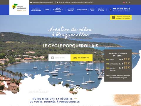 Visuel du projet de Vélo Porquerolles